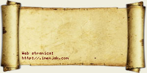 Angelina Rakovac vizit kartica